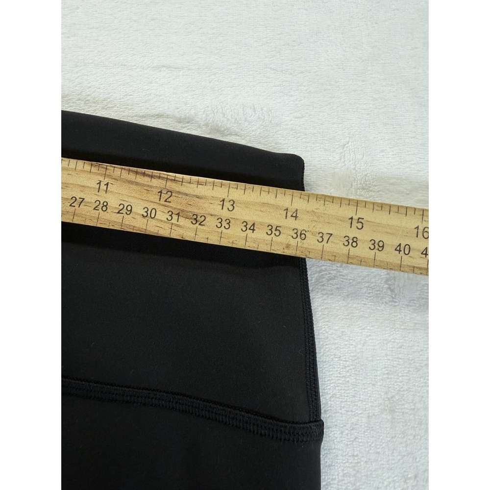 Lululemon Wunder Train High Rise Tights 24" Black Women's 12 Crop Contour - Picture 6 of 8